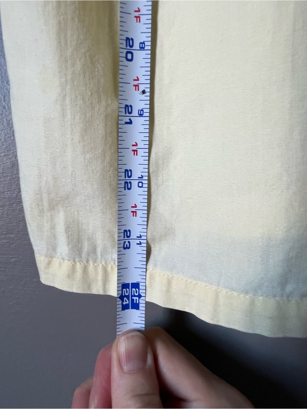 Boy’s Vintage Campus Short-Sleeve Button-Up Shirt in Pale Yellow 1950s-1960s - Picture 5 of 9